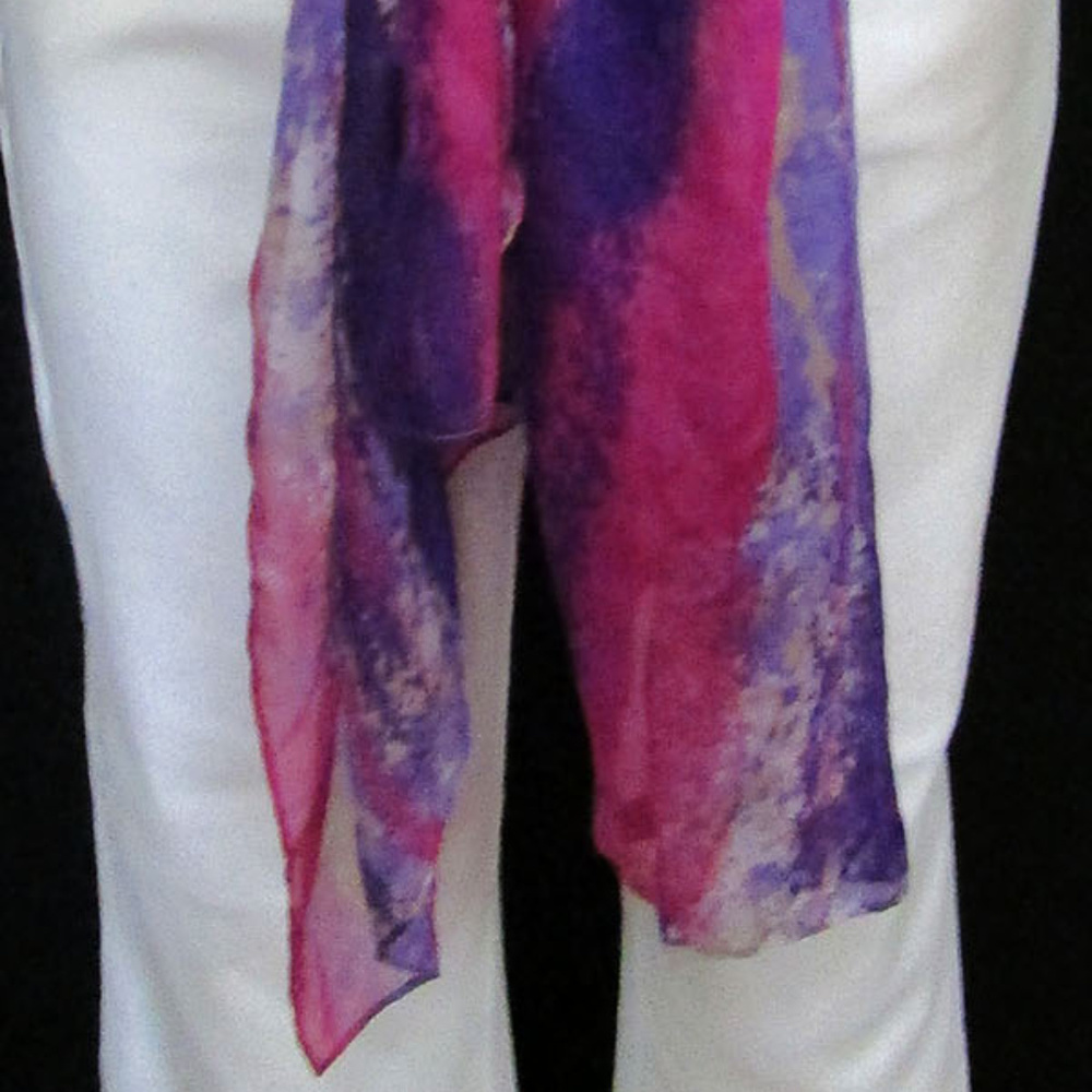 Echo Design Purple Multi Scarf One Size View 2